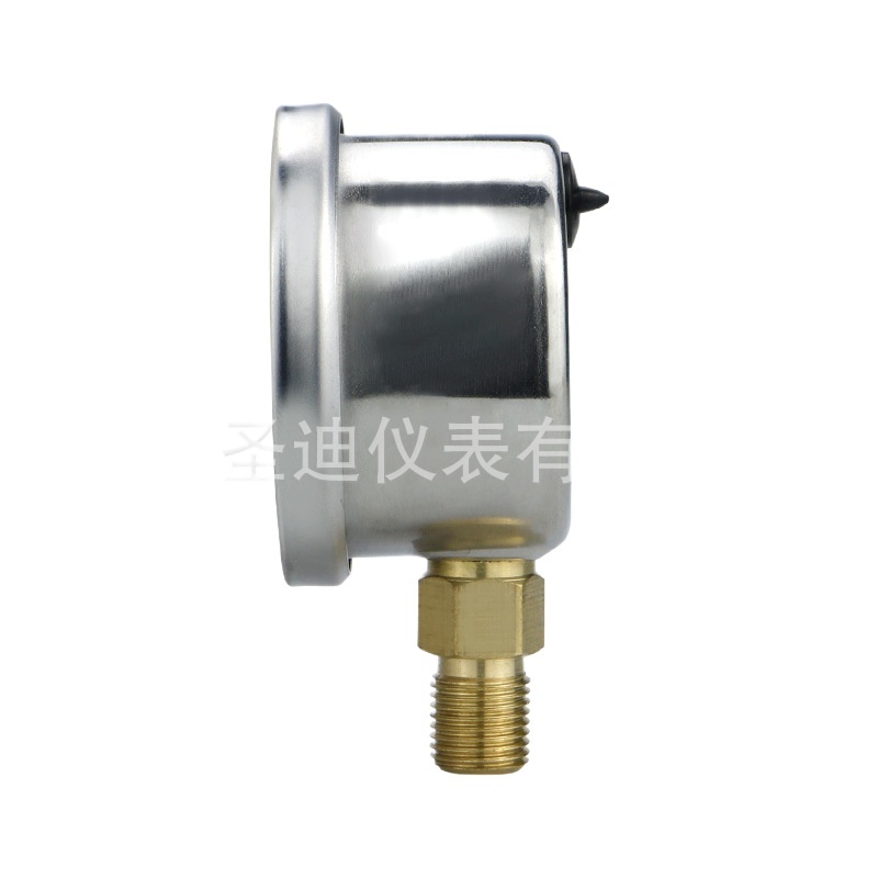 YN40 Shock-Resistant Pressure Gauge (40mm, 0-1MPa, 2.5 Accuracy) Stainless Steel Shell for HVAC systems - Image 2