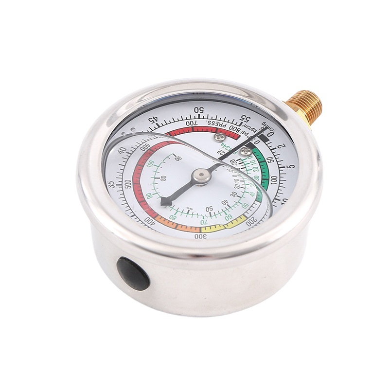 Y63LF-A Seismic Pressure Gauge (63mm Dial, -0.1 to 5.5 bar, 1/8.7/16 Connection) for HVAC Systems - Image 3