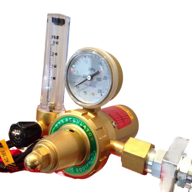 Heated CO2 Gas Regulator WX59 with Flow Meter for MIG/TIG Welding, 0-25 LPM, 0-25 MPa - Image 3
