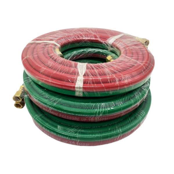 8mm High Pressure Explosion-Proof Oxygen Acetylene Rubber Hose, Double Color Red Green Welding Pipe, Wear-Resistant Industrial Gas Hose for Cutting & Welding - Image 2