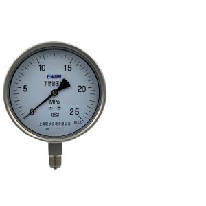 YX-150H Stainless Steel Radial Pressure Gauge (0-25Mpa, 1.6 Class Accuracy) for Water/Air/Vacuum Systems