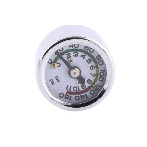 Axial Pressure Gauge with Stainless Steel Case and Copper Joint (25mm, 0-11bar/psi)