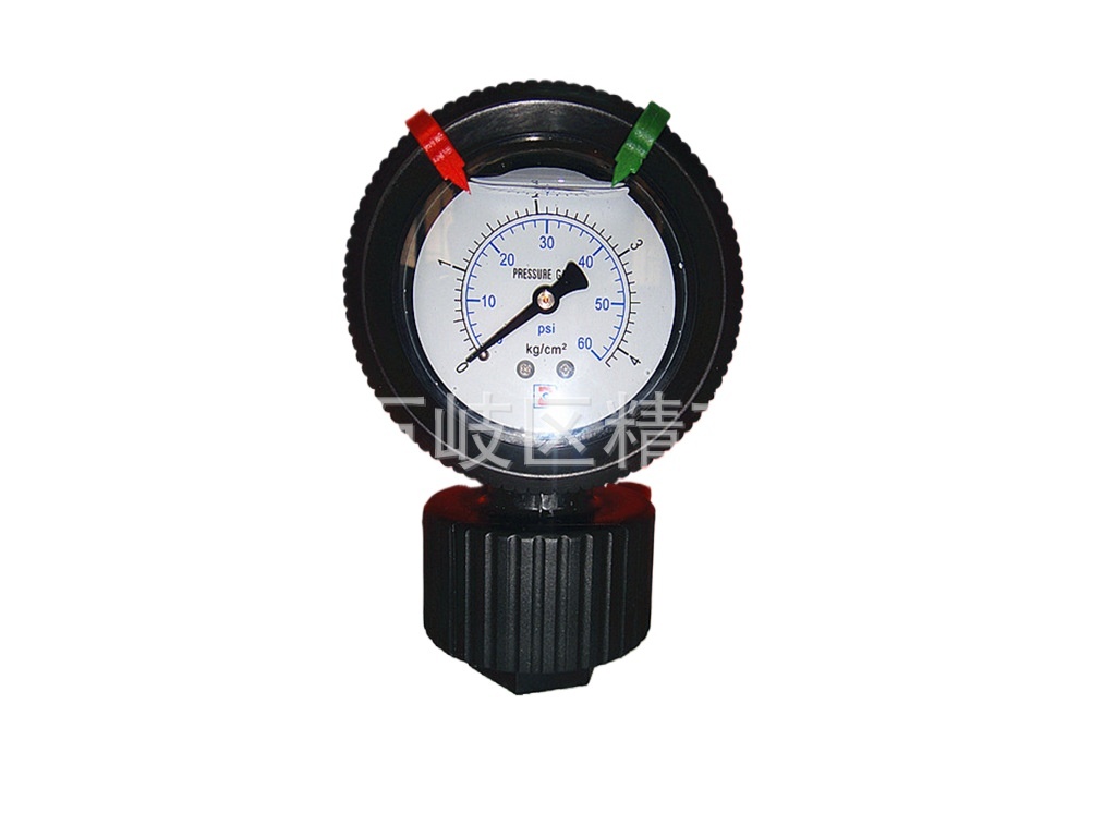 PP Diaphragm Pressure Gauge YP-60 (0-2KG/0-4KG, 60mm Diameter, 1/2" NPT) for HVAC Systems - Image 2