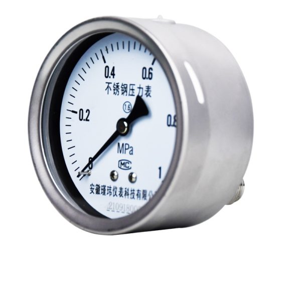 Stainless Steel Pressure Gauge 100mm Dial 0-1 MPa Radial Bottom Mount for Water Oil Gas Liquid Systems Replaces 210918004 - Изображение 2