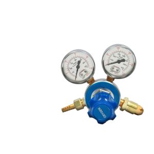 Durable Copper Oxygen Acetylene Propane Pressure Reducer Gauge Industrial Gas Regulator for Welding Cutting