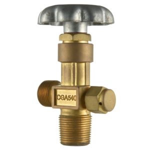 Oxygen Cylinder Valve CGA540 Brass Gas Bottle Valve QF-2C for High-Pressure Gas Manifold Lines
