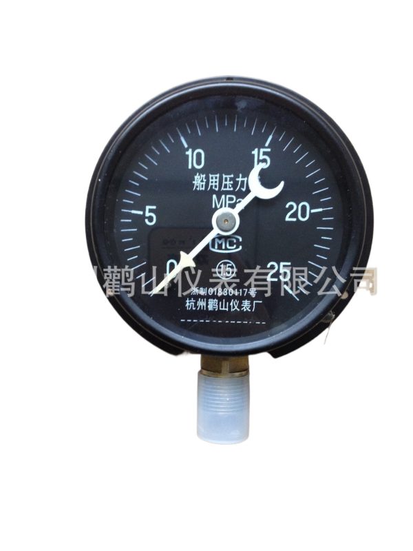 Industrial Marine Pressure Gauge 0-0.6 MPa (0-6 Bar) Radial Connection for HVAC Systems Replaces Y100T - Изображение 3