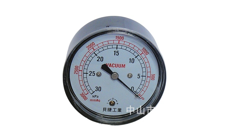 Durable Stainless Steel Pressure Gauge (0-0.06 MPa, 1.6 Accuracy) Universal for Industrial HVAC Systems - Image 2