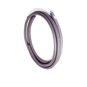 Durable High-Pressure Anti-Corrosion HVAC Copper Line Set with Rubber Insulation (6.35*0.6+9.52*0.6) for 1HP Air Conditioners, Compatible with Universal AC Systems, Available in 1m & 3m