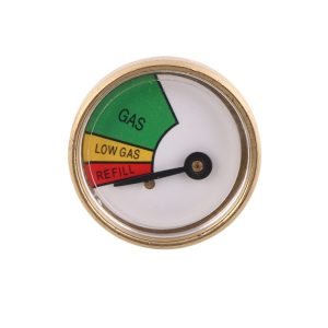Auxiliary Gauge 35mm Axial Full Copper Gas Pressure Gauge M387B