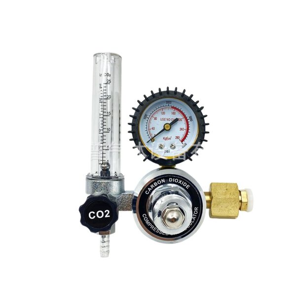 Middle East CO2 Pressure Reducer Regulator for Gas Cylinder with Gauge for Welding and Aquarium