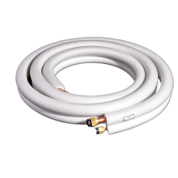 Insulated Copper Air Conditioner Line Set (6.35mm x 9.52mm) for 1-1.5HP Mini-Split AC Systems, No Welding Required, Customizable