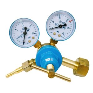 Oxygen Propane Pressure Regulator (0-2.5 MPa, 0-25 MPa) with Brass Connections for HVAC Systems
