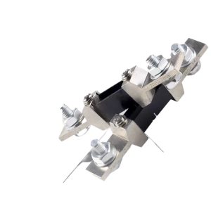 Precise Manganese Copper FL2 DC Current Shunt Resistor (10-5000A, 75mV) for Ammeter Meter, Compatible with Industrial & Electrical Applications, Replaces Standard Fixed Current Shunts