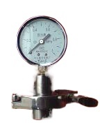 Sanitary Diaphragm Pressure Gauge YM-60 100 with Tri-Clamp Connection, 1.6 Accuracy for HVAC Systems