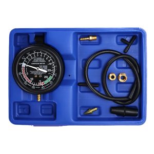 TU-1 Automotive Vacuum Gauge Kit (0-10 PSI / 0-70 kPa) for Engine Diagnostic Intake Manifold Test for Car Auto Repair and Maintenance