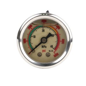 Analog Pressure Gauge Y40 (0-40 MPa / 0-6000 psi, KL.1.5 Accuracy, Stainless Steel Case) for HVAC Systems