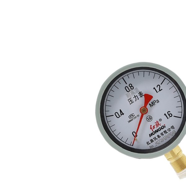 Hongqi YTH-100 High Temperature Pressure Gauge, Radial Mounted Steam Water Pressure Meter, M20*1.5, 0-60MPa Range, 1.6 Accuracy, Durable Industrial Pressure Measurement Instrument - รูปภาพ 2