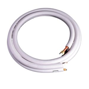 Universal HVAC Copper Line Set with Insulation (9.52mm x 0.6mm + 15.88mm x 0.6mm) for 3-5 Ton Air Conditioners