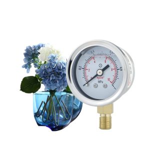 YN40 Shock-Resistant Pressure Gauge (40mm, 0-1MPa, 2.5 Accuracy) Stainless Steel Shell for HVAC systems