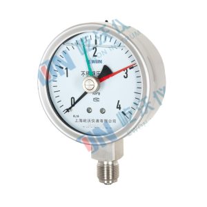 Industrial Pressure Gauge (0-4 MPa, Stainless Steel, KL1.6 Accuracy) for HVAC Systems, Replaces EWON YTSZFN-150H