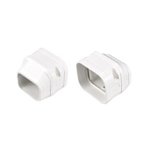 Ducting Tail Joint (WTG8065-H) for PVC HVAC Duct Covers and Linesets, Compatible with All Standard HVAC Systems