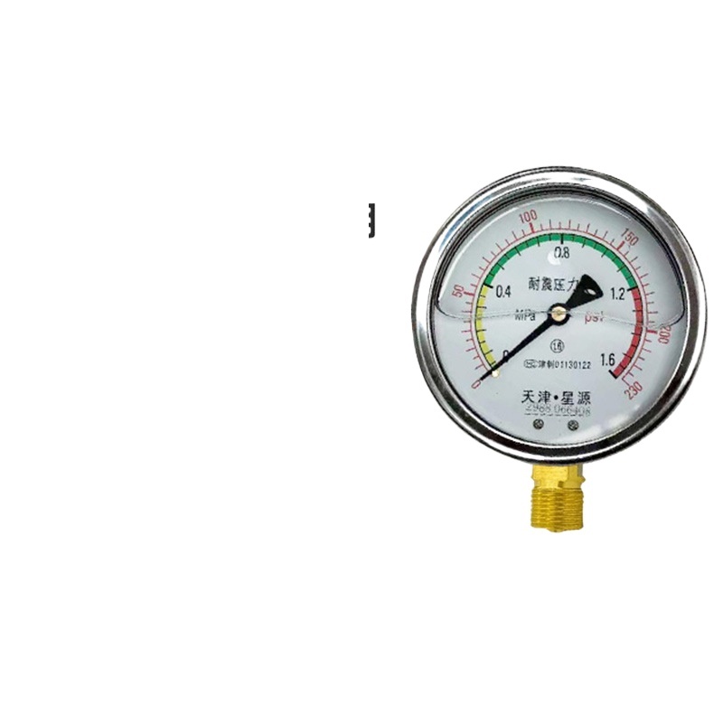 Industrial YTN-100 Vibration-Proof Pressure Gauge (0-1.6 MPa / 0-230 psi, 1.6 Accuracy, 100mm Dial, Thread Connection) for Water, Oil, and Gas Systems - Image 2