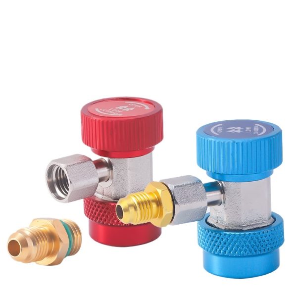 R134A Adjustable Quick Coupler for Automotive Car AC Refrigerant Charging - Image 3