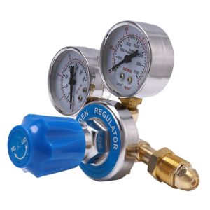 Oxygen Acetylene Pressure Regulator (G5/8 External Thread) with Dual Gauges 0-3500 psi for Welding & Cutting