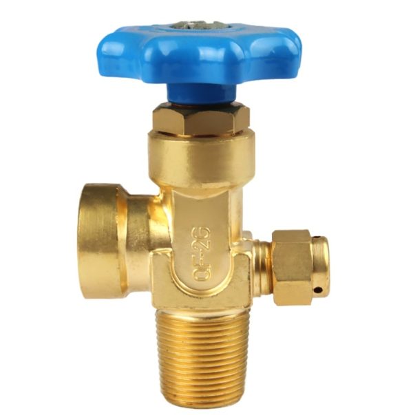 Brass Oxygen Cylinder Valve QF-2G with 20MPA High Pressure for Gas Manifold Tube