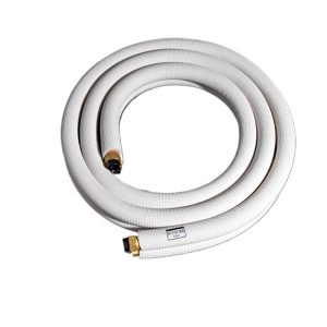 Embossed Copper HVAC Piping (6.35x0.6mm + 12.7x0.6mm) Universal Extension Pipe for Air Conditioner Units - Supports 2P Capacity