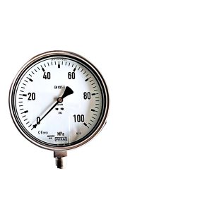 WIKA 233.50 Series Full Stainless Steel Pressure Gauge (0-100 MPa, EN 837-1, 316L, CL 1.0) Replaces WIKA 233.50