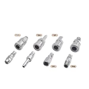 ELECALL C-Type Quick Connector Air Compressor Hose Adapter (Various Sizes: PM20, SM20, PP20, SP20, PH20, SH20, PF20, SF20) for Pneumatic Air Tools