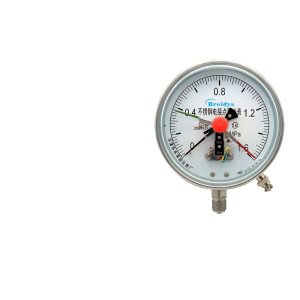 Breidys YNBFXC150 Stainless Steel Electric Contact Pressure Gauge (0.4-1.6 MPa, 1.6 Accuracy) for HVAC Systems