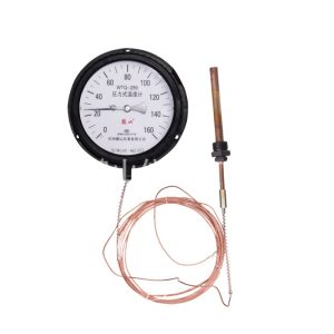 Bimetal Thermometer Pressure Type WTQ-280 (0-160℃, 100/150mm face) for HVAC Systems