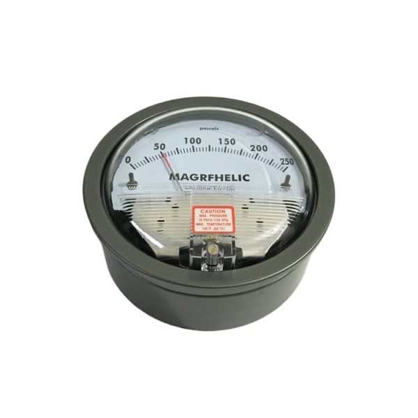 MGRFHELIC Differential Pressure Gauge (0-250 Pascals) for HVAC Systems