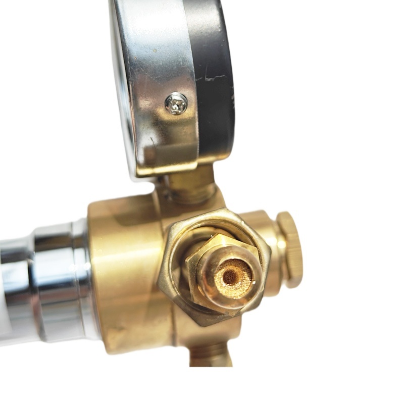 Oxygen Pressure Reducer YQY-370 with Dual Gauges (0-6 MPa & 0-25 MPa) for various gas cylinders, Replaces YQD-370A - Image 3