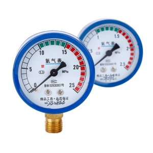 Oxygen Pressure Reducer Gauge (0-25 MPa) for Oxygen Regulators Replaces 02830007