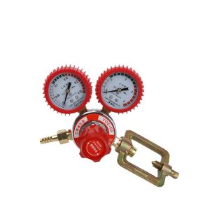 Yuepai Acetylene Pressure Reducer YQE-03 Shockproof Acetylene Gas Pressure Gauge Regulator Valve for Industrial Welding Cutting