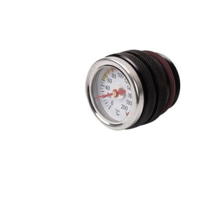 Universal Radiator Oil Temperature Gauge (M30*1.5, M20*1.5) for Motorcycle Engine Oil Dipstick Replacement