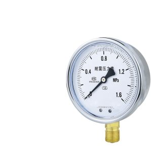 YN100 Seismic Pressure Gauge (0-1.6MPa, M20*1.5) for HVAC Systems