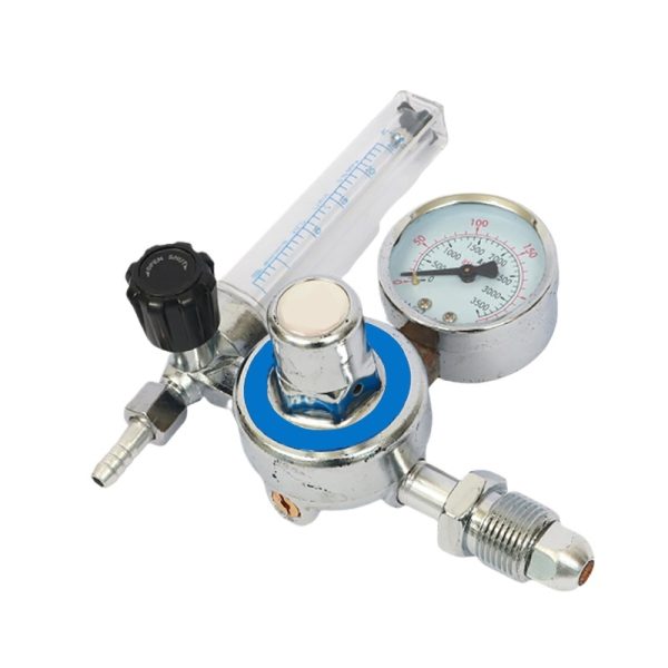 Yongheng Argon CO2 Pressure Reducer Regulator Gauge Welding HVAC Gas Flow Meter - Изображение 2