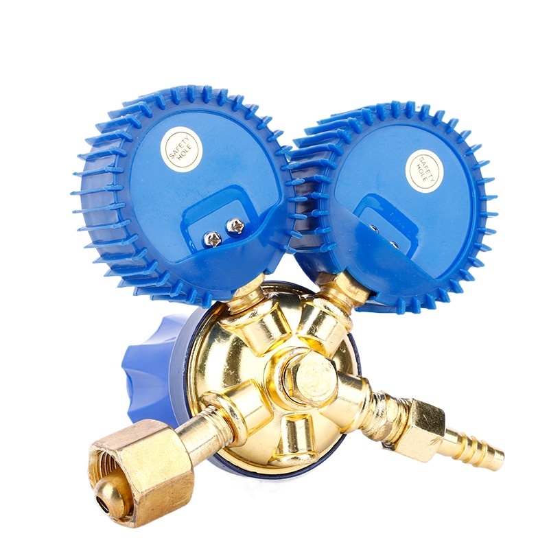 Shockproof Oxygen Pressure Reducer with Dual Gauges (0-2.5 MPa / 0-25 MPa) for Oxygen Cylinders - Image 2