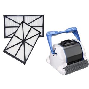Replacement Robotic Pool Cleaner Filter Cartridge for AquaVac RCX70101PAK2 Pool Filter 2-Pack