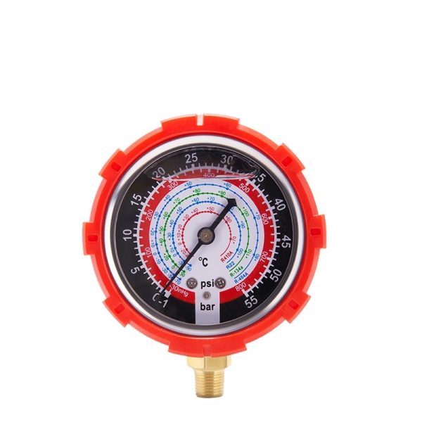 Automotive R410 R22 Refrigerant High Pressure Gauge (0.1-55Kg) with Protective Cover for AC Charging and Diagnostics - Image 2