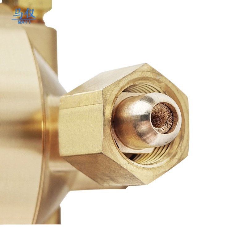 Hydrogen Pressure Reducer YQQ-11 (0-2.5 MPa / 0-25 MPa Output, Dual Gauge) for Hydrogen Gas Pipeline Systems - Image 3