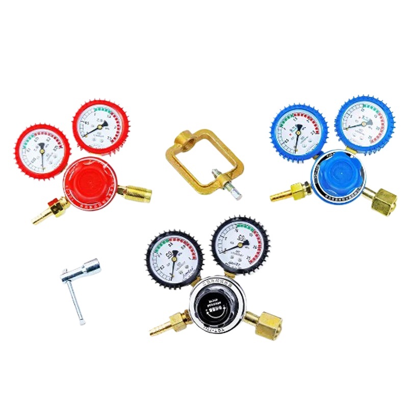 Acetylene Oxygen Pressure Reducer YQE-03 with Dual Gauges (0-0.25 MPa / 0-2.5 MPa) for HVAC Systems - Image 5