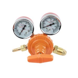 Propane LPG Pressure Regulator Dual Gauge (0-30 LBS/IN, 0-350 LBS/IN) for Welding & Cutting Systems Replaces WQ-001