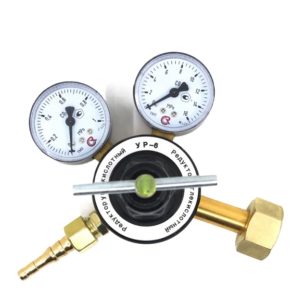 UR-6 Oxygen CO2 Regulator (0-16 MPa, Dual Gauge) for Welding & Cutting Systems