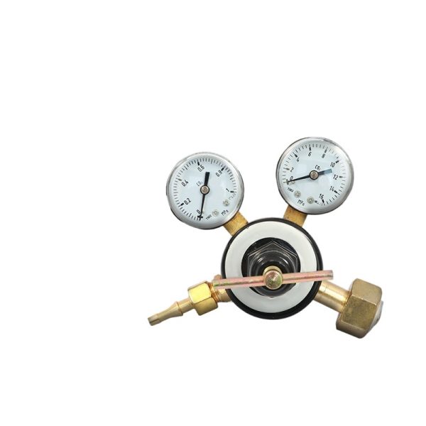 Yongheng HM Series CO2 Pressure Regulator with Double Gauges - Russian Style Pressure Reducer for Welding & Gas Applications